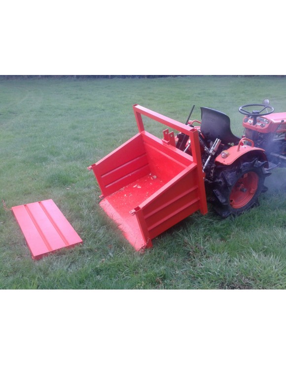 Tipper for mini tractor 0.9 m