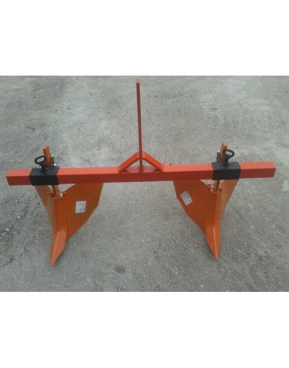 Double plow rotavator