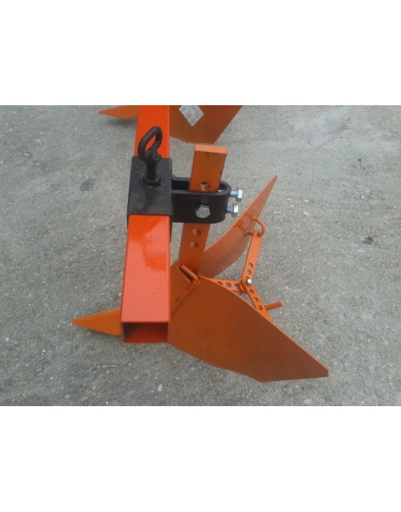 Double plow rotavator