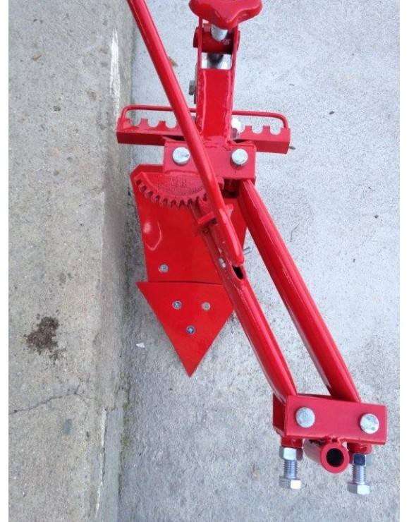 Reversible plow for rotavator