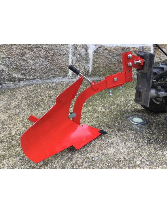 Little reversible plow for rotavator