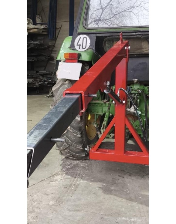 Derrick for mini tractor